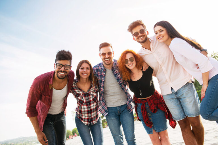 Intensive English class students in Miami